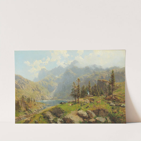 The Murgsee in Switzerland, Glaris by Robert Schultze