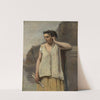 The Muse-History by Jean-Baptiste-Camille Corot
