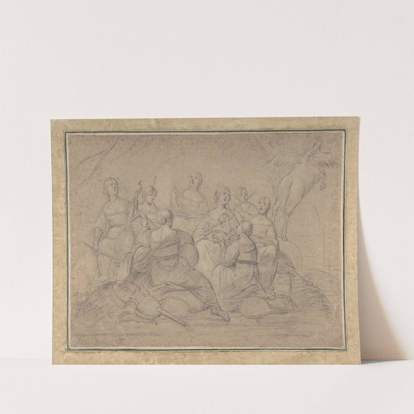 The Muses on Parnassus by Pieter Fransz. de Grebber