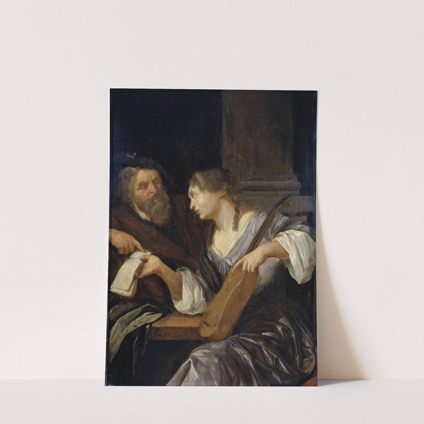 The music lesson by Jacob Toorenvliet