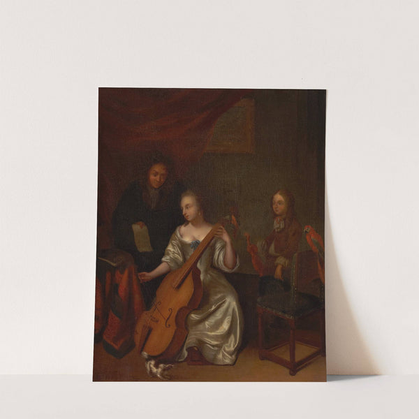 The Music Lesson (1709) by Constantijn Francken