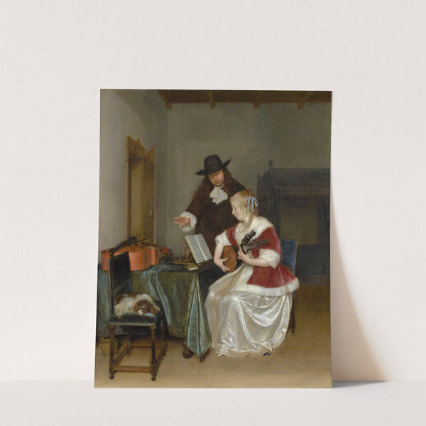 The Music Lesson by Gerard ter Borch