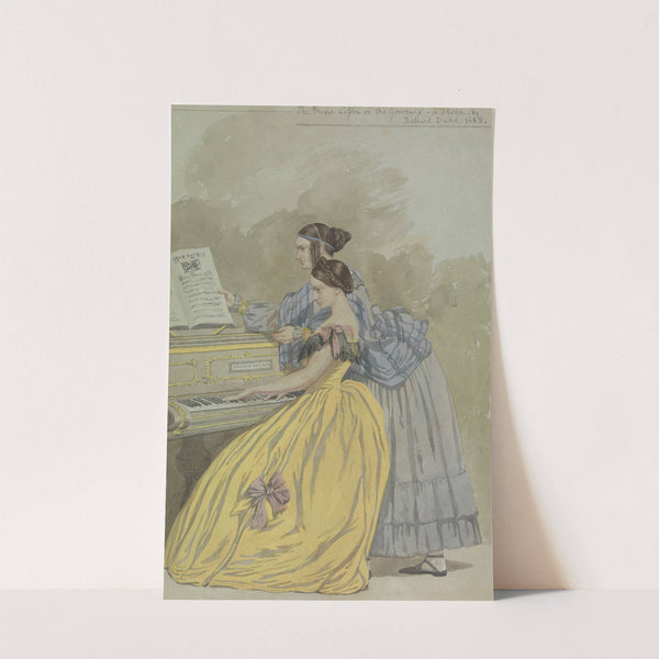 The Music Lesson or the Governess; a Sketch by Richard Dadd
