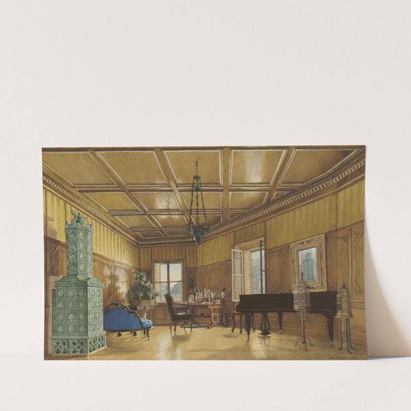 The Music Room of Archduchess Margarete, Princess of Saxony, in Schloss Ambras by Heinrich von Förster