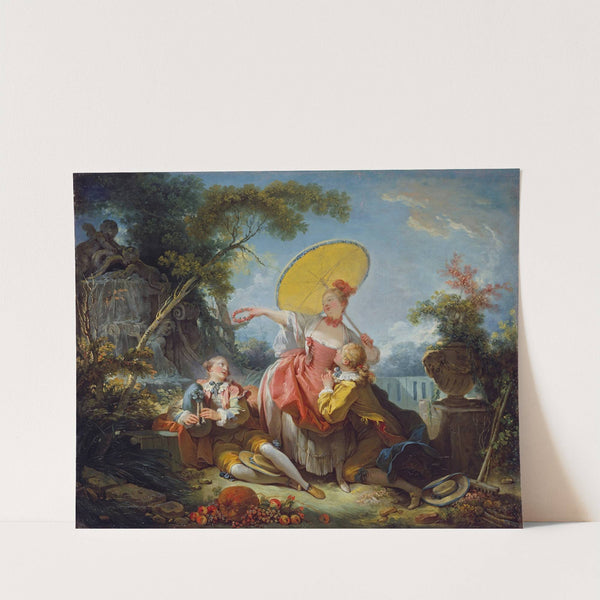 The Musical Contest by Jean-Honoré Fragonard