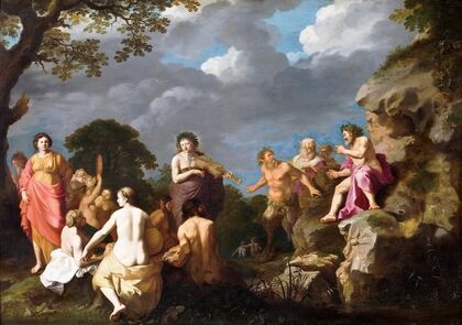 The Musical Contest between Apollo and Marsyas (1630)