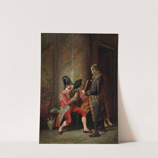 The Musicians (Music In An Antechamber) (1866) by Eduardo Zamacois y Zabala