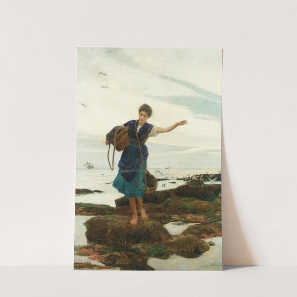 The mussel gatherer by Lionel Percy Smythe