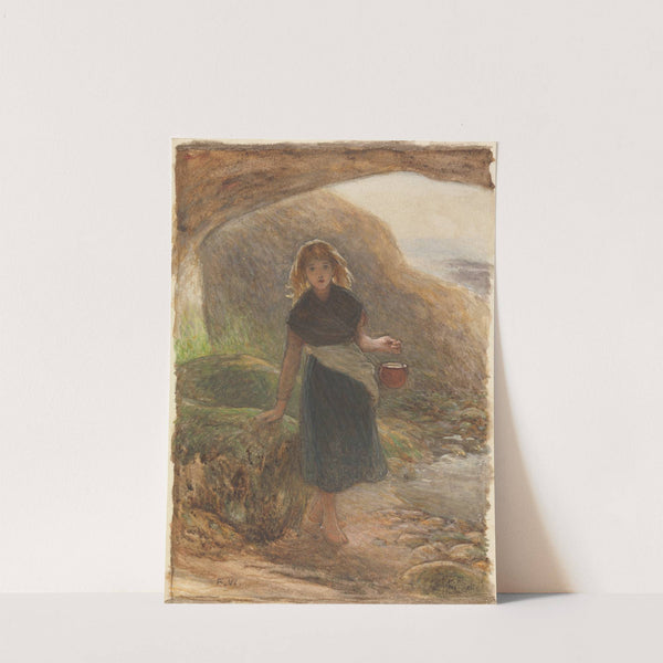 The Mussel Gatherer (1861) by Frederick Walker