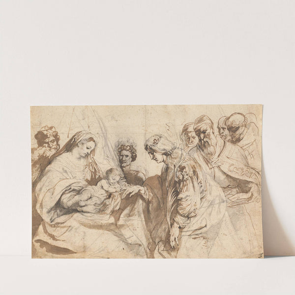 The Mystic Marriage of Saint Catherine (c. 1618) by Anthony van Dyck