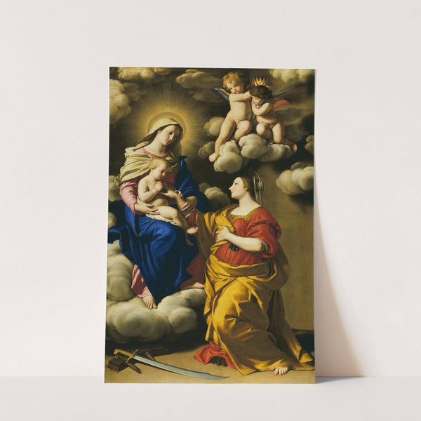 The Mystic Marriage of Saint Catherine by Giovanni Battista Salvi da Sassoferrato