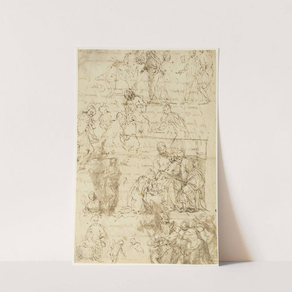 The Mystic Marriage of Saint Catherine and other studies by Paolo Veronese