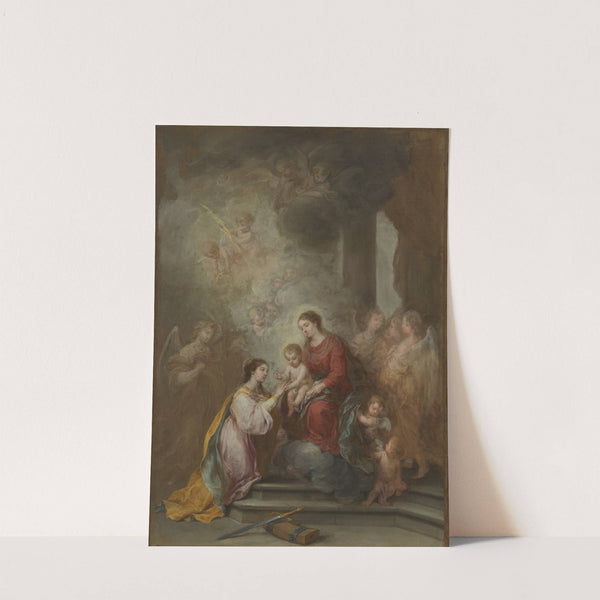 The Mystic Marriage of Saint Catherine (1680-1682) by Bartolomé Estebán Murillo