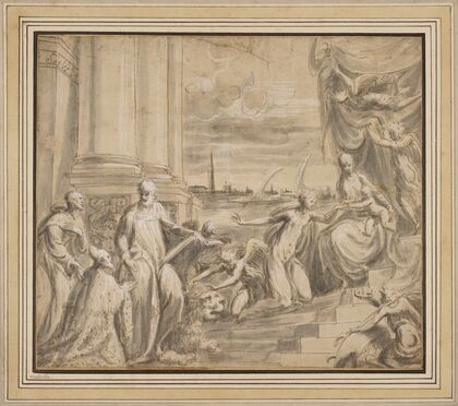 The Mystic Marriage of Saint Catherine with Saints and a Doge