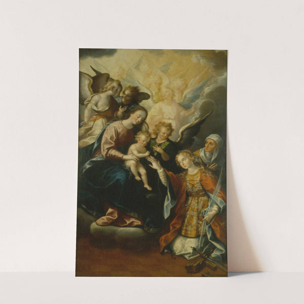 The Mystical Betrothal of Saint Catherine of Alexandria by Luis Juárez