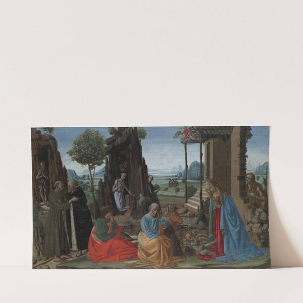 The Mystical Nativity (ca. 1490–95) by Jacopo del Sellaio