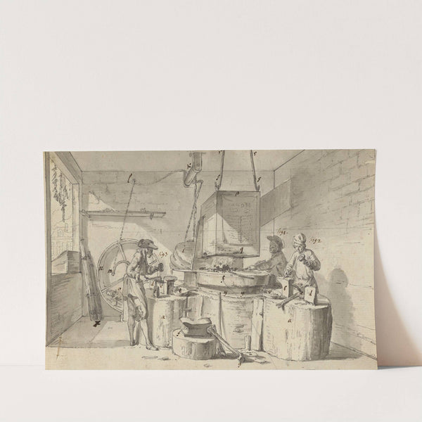 The Nail Makers (Le Cloutier Grossier) by Jean Michel Moreau the Younger