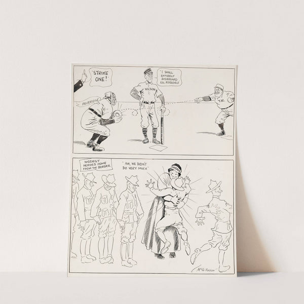 The name of Taft was not cheered during the first four days but when he was nominated, there was some labored cheering by John Tinney McCutcheon