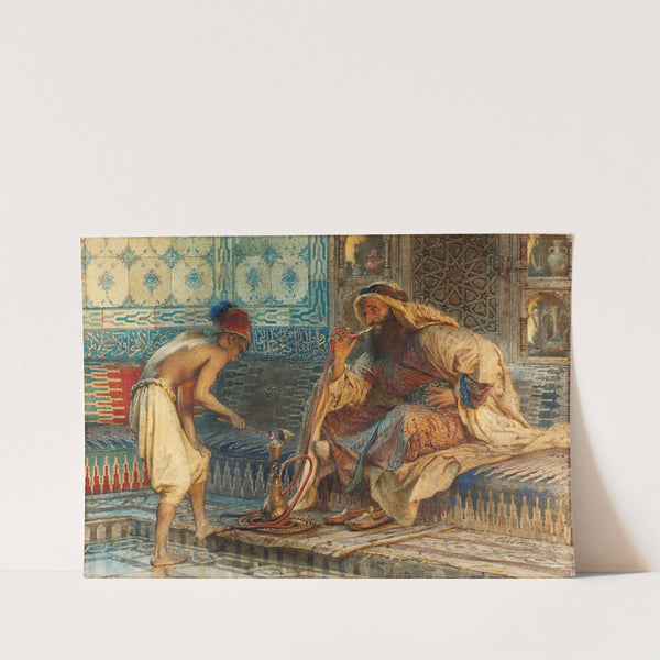 The Nargileh (1875) by Carl Haag