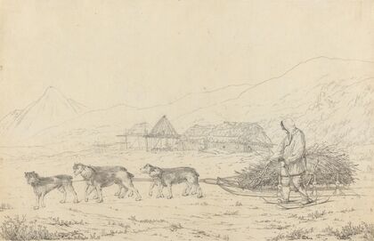 The Narta or Sledge for Burdens in Kamtschatka