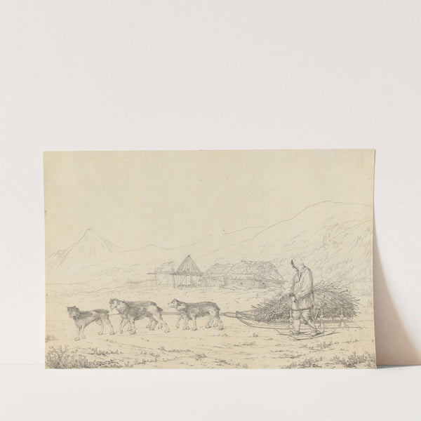 The Narta or Sledge for Burdens in Kamtschatka by John Webber