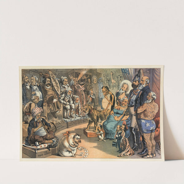 The national dime-museum - will be run during the presidential campaign by Bernhard Gillam