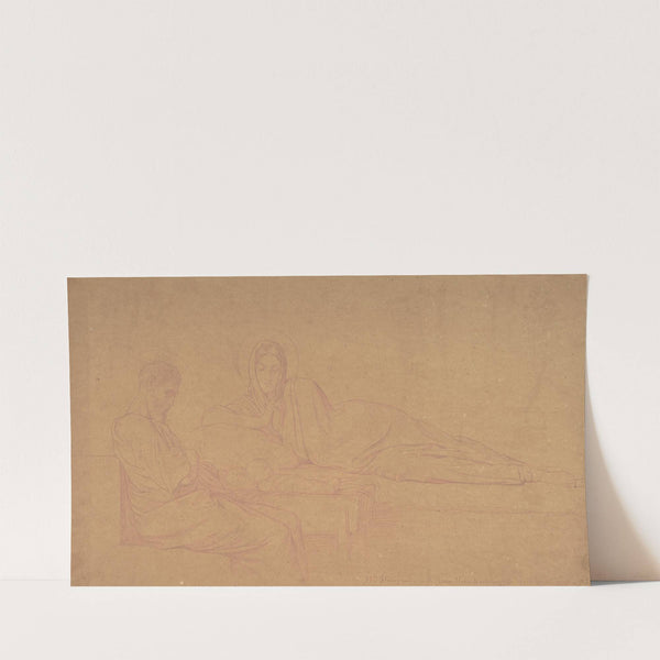 The Nativity (1860) by Jean-Hippolyte Flandrin