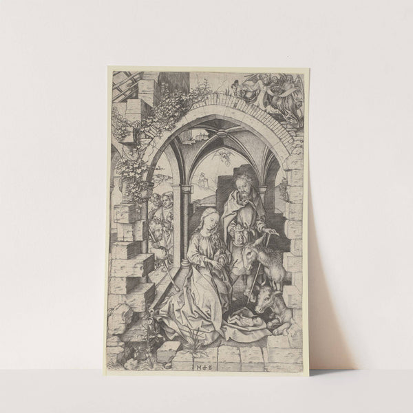 The Nativity by Martin Schongauer