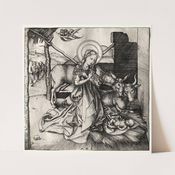 The Nativity (c. 1480–90) by Martin Schongauer
