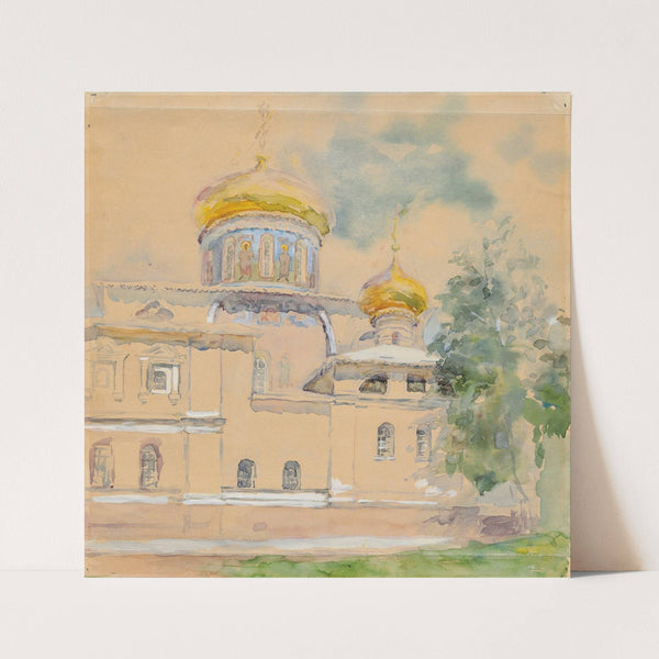 The Nativity Cathedral of the Savvino-Storozhevsky Monastery near Zvenigorod by Maria Yakunchikova