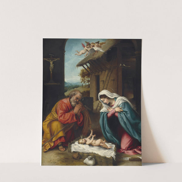 The Nativity by Lorenzo Lotto