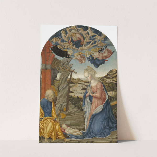 The Nativity, with God the Father Surrounded by Angels and Cherubim by Francesco di Giorgio Martini