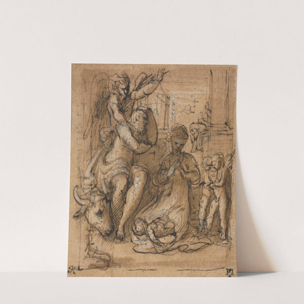 The Nativity with the Dream of Joseph by Parmigianino