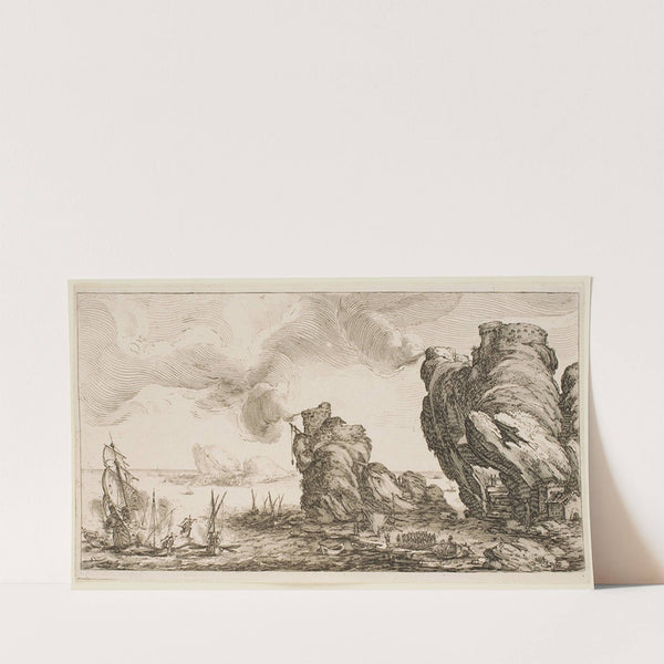 The Naval Combat (1630) by Jacques Callot