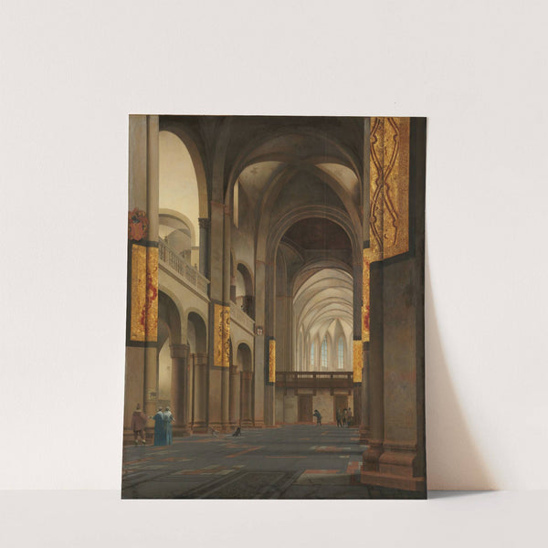 The Nave and Choir of the Mariakerk in Utrecht by Pieter Jansz Saenredam