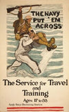 The Navy put ’em across The service for travel and training, ages 17 to 35