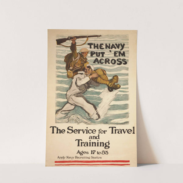 The Navy put 'em across The service for travel and training, ages 17 to 35 by Henry Reuterdahl