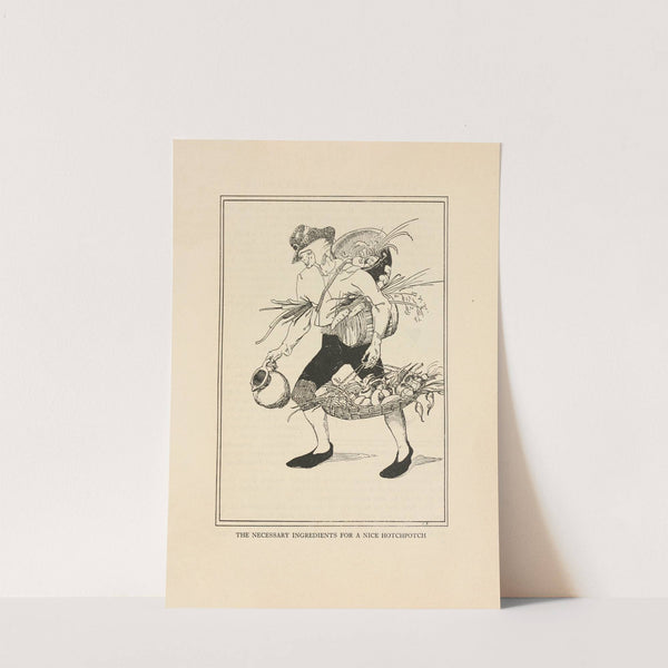 The necessary Ingredients for a nice Hotchpotch by Jean de Bosschère