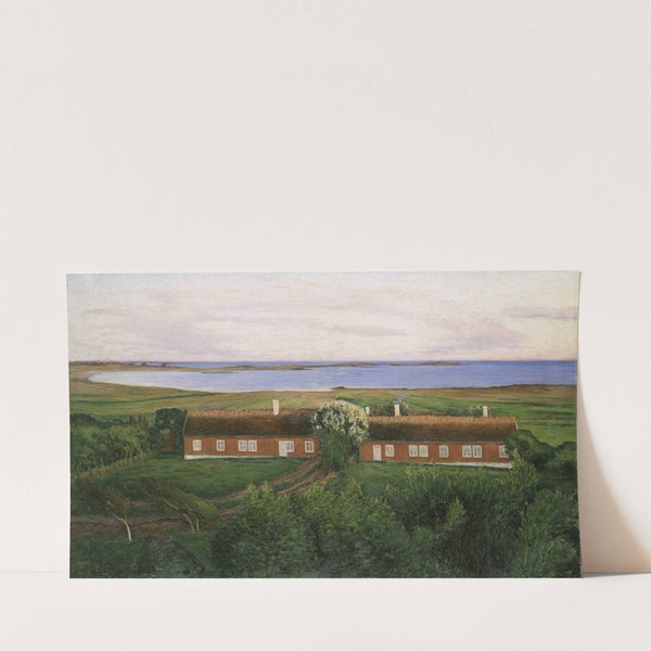 The Neighbouring Farm Houses (1894) by Karl Nordström