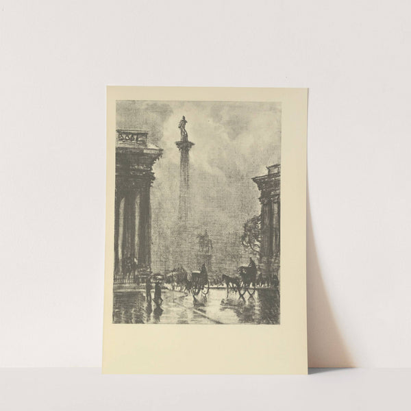 The Nelson Column (1928) by Joseph Pennell