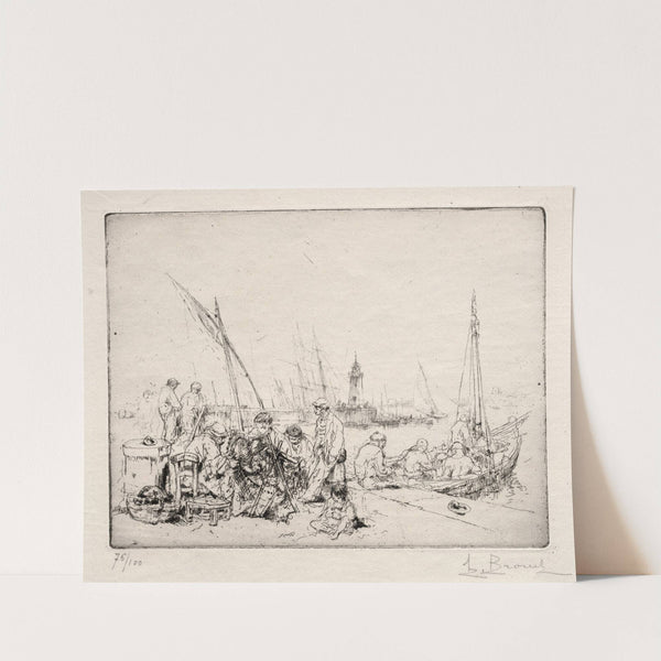 The Net Menders (c. 1918) by Auguste Brouet