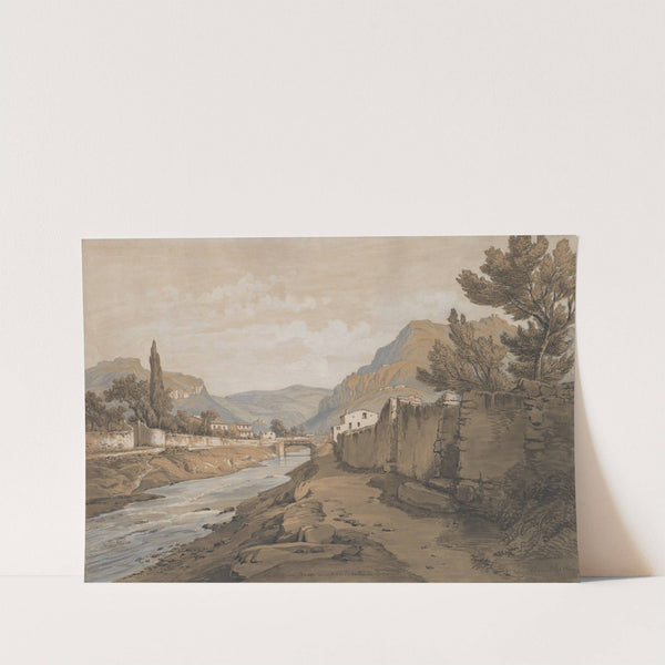 The Neuve River at the End of the Dardenne Valley (1800s) by Edouard Jean Marie Hostein