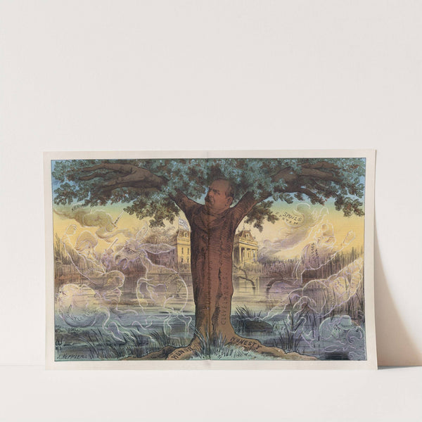 The new Democratic eucalyptus tree purifies a political morass by Joseph Ferdinand Keppler