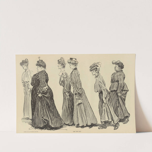 The new hat (1900-1905) by Charles Dana Gibson