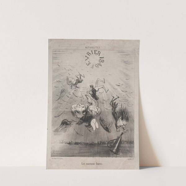The new Icarus (1850) by Honoré Daumier