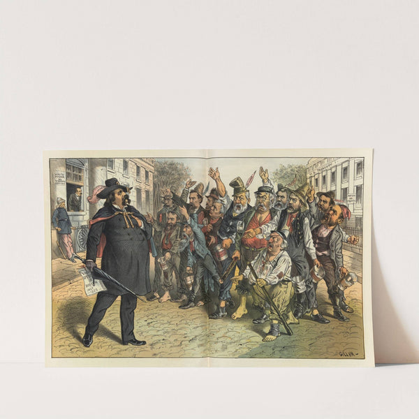 The new leader and the old chorus by Bernhard Gillam