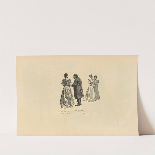 The new leaf (1893-1900) by Charles Dana Gibson