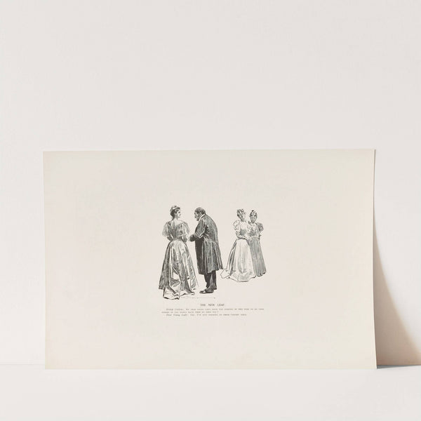 The New leaf (1896) by Charles Dana Gibson