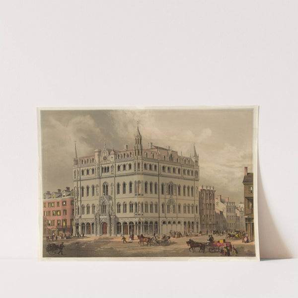 The New Masonic Temple – Boston by John H. Bufford'''s & Sons