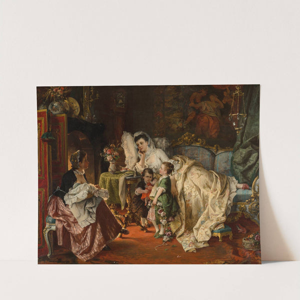 The new mother by Carl Herpfer